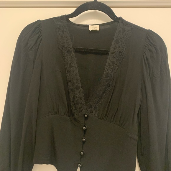Wilfred Tops - Wilfred lace button up blouse